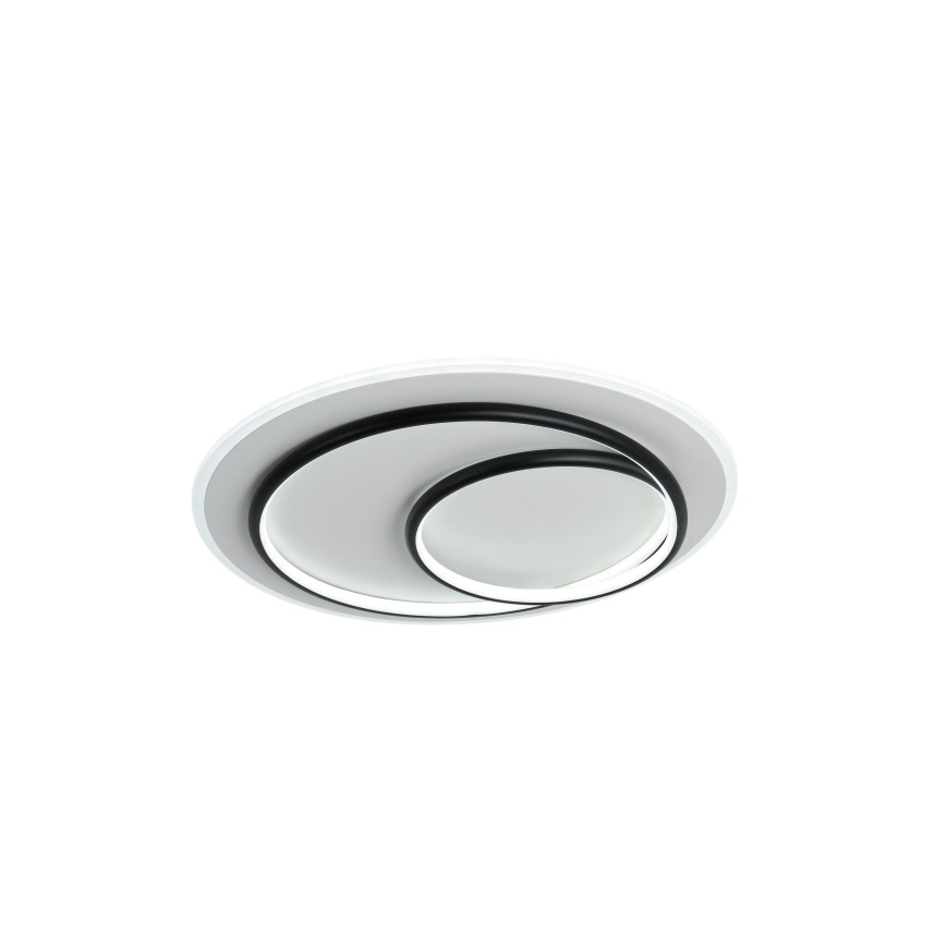 Brilagi - LED stmievateľné stropné svietidlo IRIS LED/70W/230V 3000-6000K priemer 50 cm biela/čierna + diaľkové ovládanie