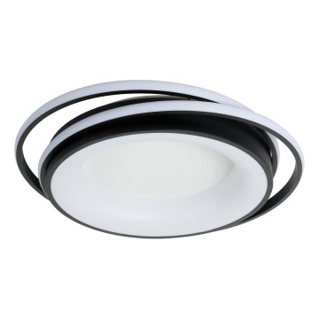 Brilagi - stmievateľné LED stropné svietidlo IRIS LED/84W/230V 3000-6000K 47x51 cm čierne + diaľkové ovládanie