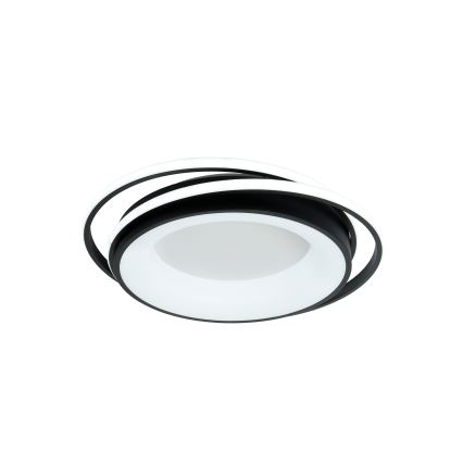 Brilagi - stmievateľné LED stropné svietidlo IRIS LED/84W/230V 3000-6000K 47x51 cm čierne + diaľkové ovládanie
