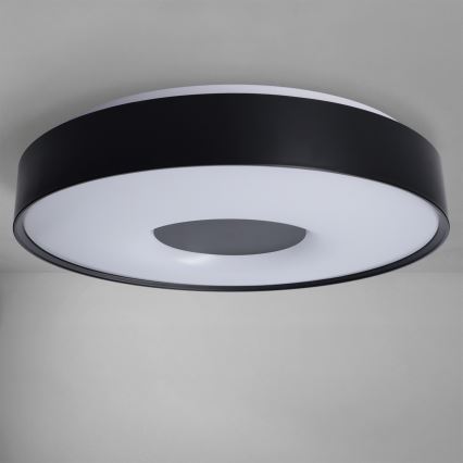 Brilagi - LED stmievateľné stropné svietidlo JAMIS LED/48W/230V 3000-6500K priemer 39 cm čierne + diaľkové ovládanie