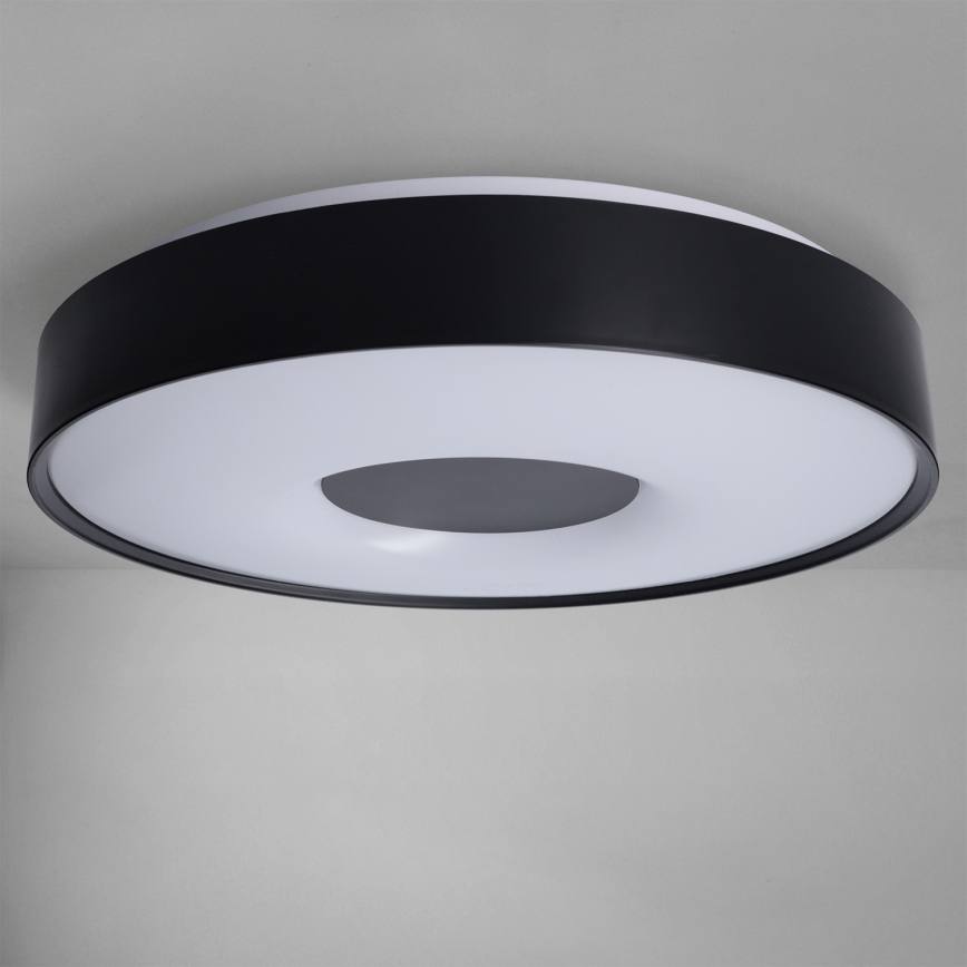 Brilagi - LED stmievateľné stropné svietidlo JAMIS LED/48W/230V 3000-6500K priemer 39 cm čierne + diaľkové ovládanie