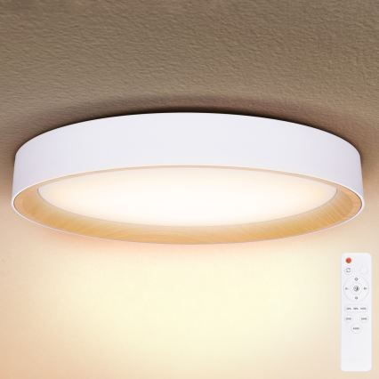 Brilagi - LED stmievateľné stropné svietidlo LARIOS LED/72W/230V biela pr. 59 cm + diaľkové ovládanie