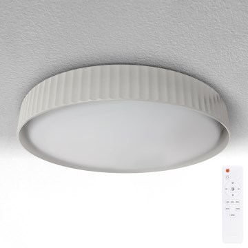 Brilagi - Stmievateľné LED stropné svietidlo LUCIA, 60 W, 230 V, 3000–6500 K, priemer 59 cm, biela – s diaľkovým ovládaním