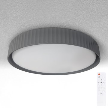Brilagi - stmievateľné LED stropné svietidlo LUCIA LED/60W/230V 3000-6500K pr. 59 cm sivá + diaľkové ovládanie