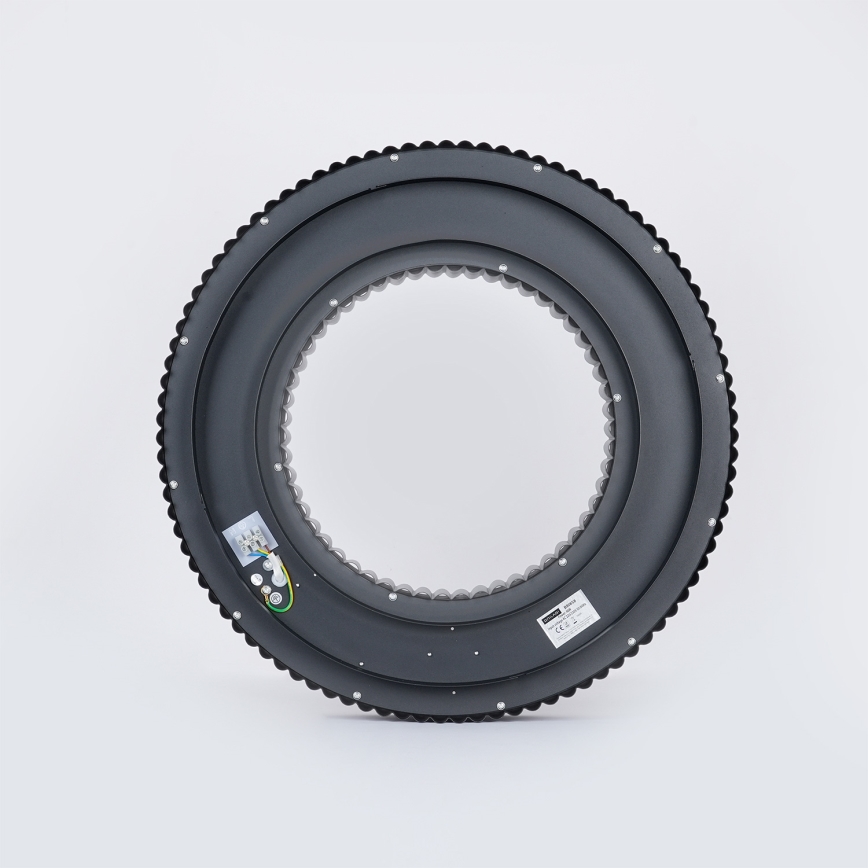 Brilagi - LED stmievateľné stropné svietidlo LUMIX LED/48W/230V 3000-6000K čierna pr. 50 cm + diaľkové ovládanie