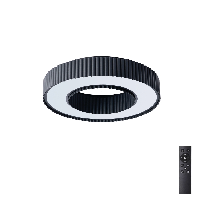 Brilagi - LED stmievateľné stropné svietidlo LUMIX LED/48W/230V 3000-6000K čierna pr. 50 cm + diaľkové ovládanie