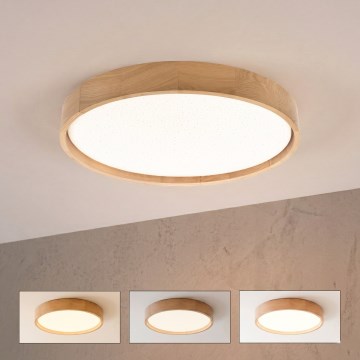 Brilagi – stmievateľné LED stropné svietidlo MANAROLA SMART STARS, 36 W, 230 V, 3000–6000 K, Wi‑Fi Tuya Beacon, priemer 51 cm + diaľkové ovládanie