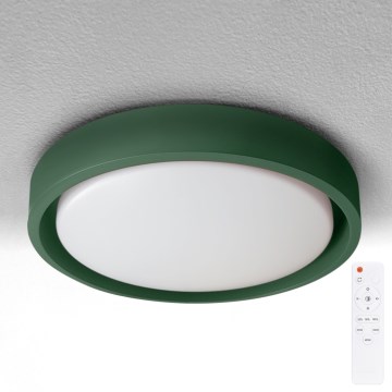 Brilagi - Stmievateľné LED stropné svietidlo MATTEO LED/48W/230V 3000-6500K priemer 41 cm zelené + diaľkové ovládanie