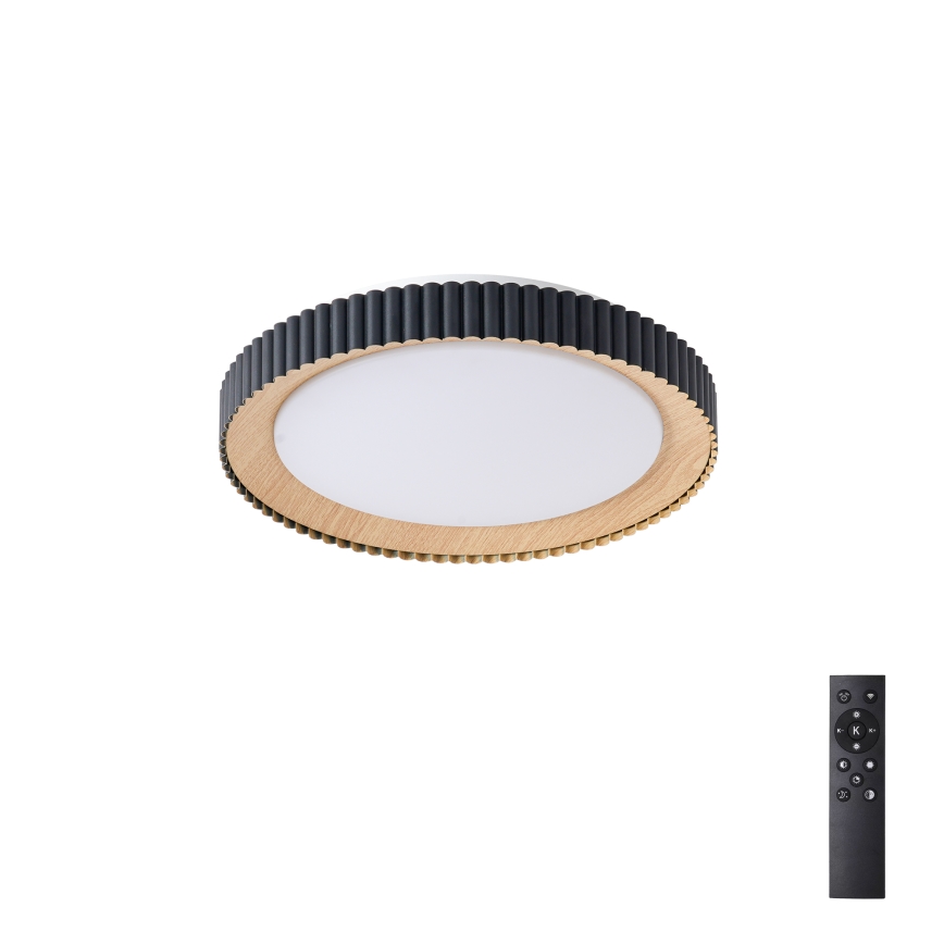 Brilagi - stmievateľné LED stropné svietidlo NEXO LED/48W/230V 3000–6000K čierne pr. 43 cm + diaľkové ovládanie