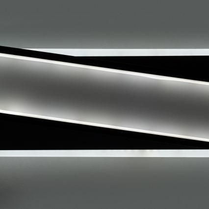 BRILAGI - stmievateľné LED stropné svietidlo OUTLINE LED/52W/230V 3000-6000K 15x60 cm biela/čierna + diaľkové ovládanie