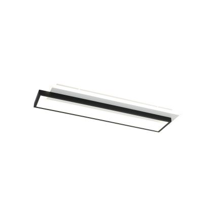 Brilagi - LED stmievateľné stropné svietidlo OUTLINE LED/66W/230V 3000-6000K 15x60 cm biela/čierna + diaľkové ovládanie