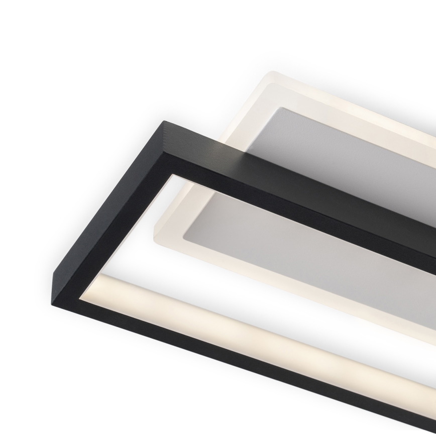 BRILAGI - LED stmievateľné stropné svietidlo OUTLINE LED/66W/230V 3000-6000K 15x60 cm biela/čierna + diaľkové ovládanie