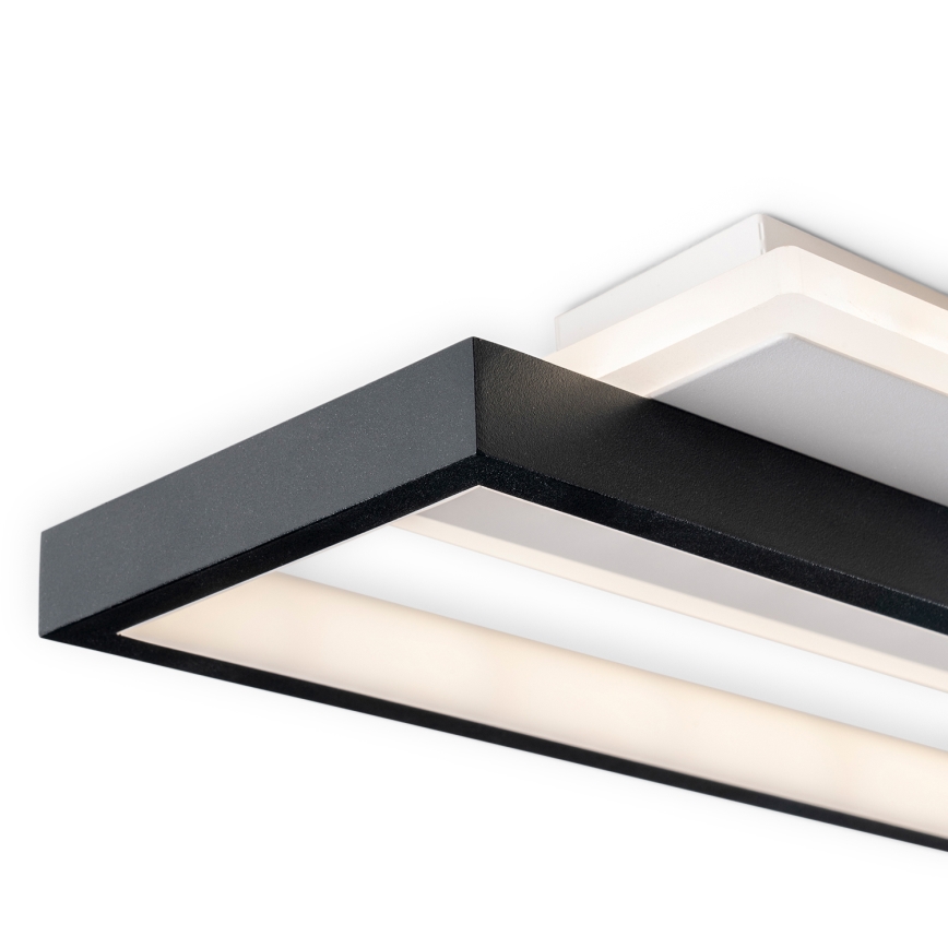BRILAGI - LED stmievateľné stropné svietidlo OUTLINE LED/66W/230V 3000-6000K 15x60 cm biela/čierna + diaľkové ovládanie