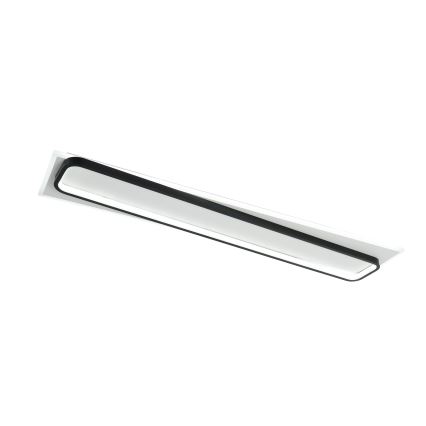 Brilagi - LED Stmievateľné stropné svietidlo OUTLINE LED/90W/230V 3000-6000K 18x100 cm biela/čierna + diaľkové ovládanie