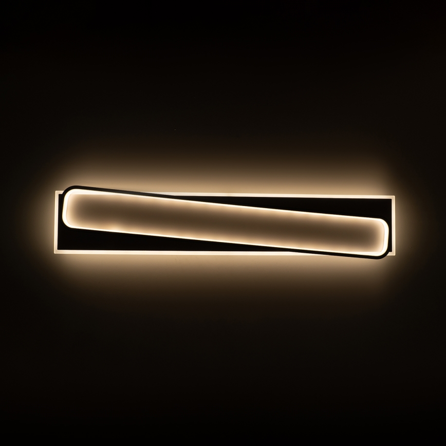BRILAGI - LED Stmievateľné stropné svietidlo OUTLINE LED/90W/230V 3000-6000K 18x100 cm biela/čierna + diaľkové ovládanie