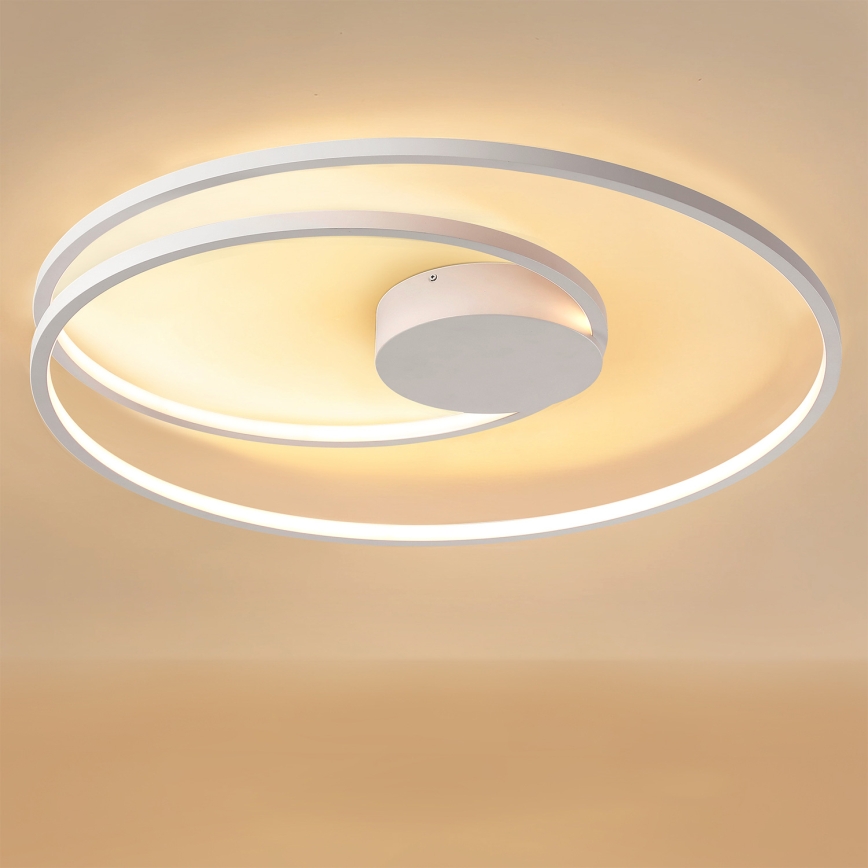 Brilagi - LED stmievateľné stropné svietidlo TWISTER LED/105W/230V 3000-6000K priemer 100 cm biela + diaľkové ovládanie
