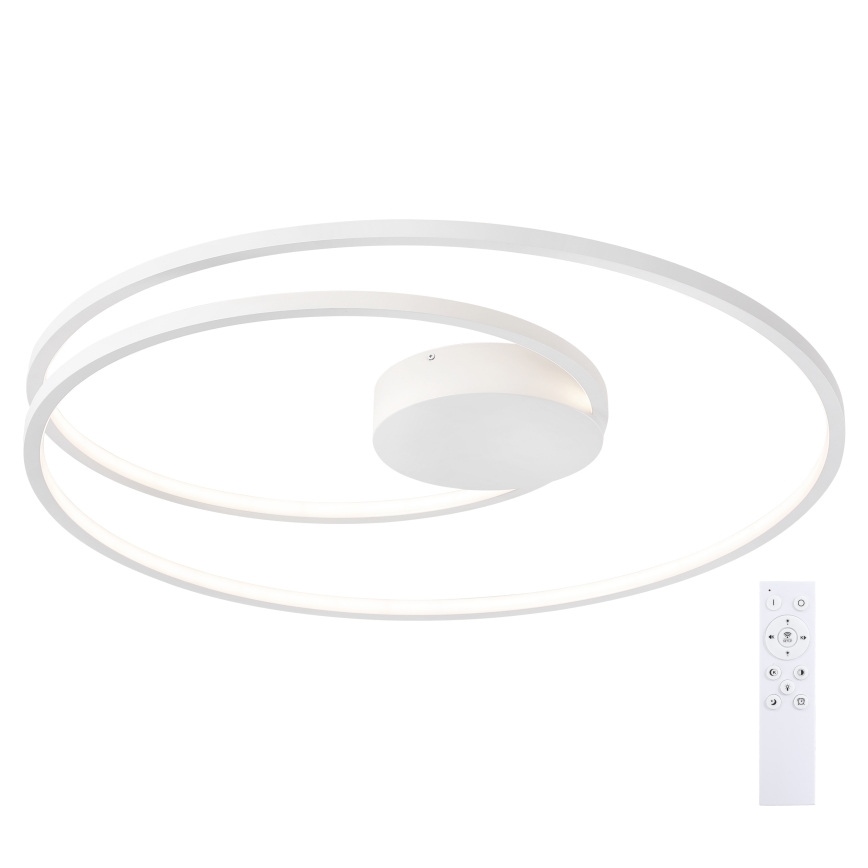 Brilagi - LED stmievateľné stropné svietidlo TWISTER LED/105W/230V 3000-6000K priemer 100 cm biela + diaľkové ovládanie