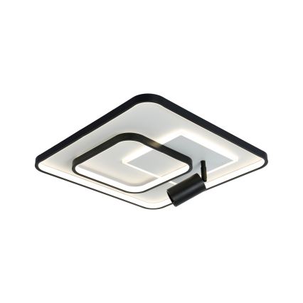 Brilagi - LED stmievateľné stropné svietidlo UNITY LED/75W/230V + 1xGU10/3W 3000-6000K 50x50 cm biela/čierna + diaľkové ovládanie