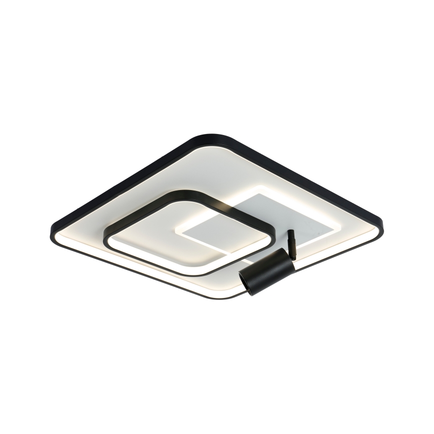 Brilagi - LED stmievateľné stropné svietidlo UNITY LED/75W/230V + 1xGU10/3W 3000-6000K 50x50 cm biela/čierna + diaľkové ovládanie