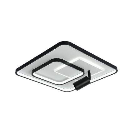 Brilagi - LED stmievateľné stropné svietidlo UNITY LED/75W/230V + 1xGU10/3W 3000-6000K 50x50 cm biela/čierna + diaľkové ovládanie