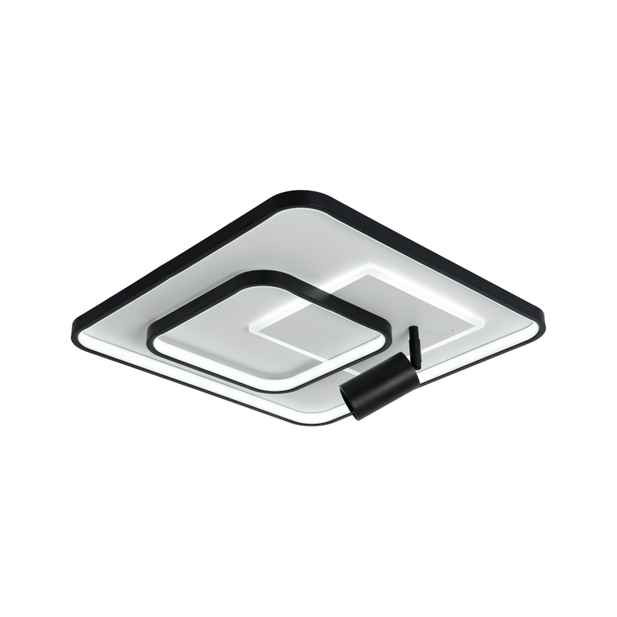 Brilagi - LED stmievateľné stropné svietidlo UNITY LED/75W/230V + 1xGU10/3W 3000-6000K 50x50 cm biela/čierna + diaľkové ovládanie