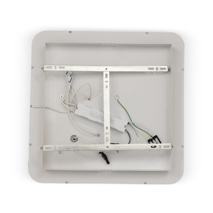 BRILAGI - LED stmievateľné stropné svietidlo UNITY LED/75W/230V + 1xGU10/3W 3000-6000K 50x50 cm biela/čierna + diaľkové ovládanie
