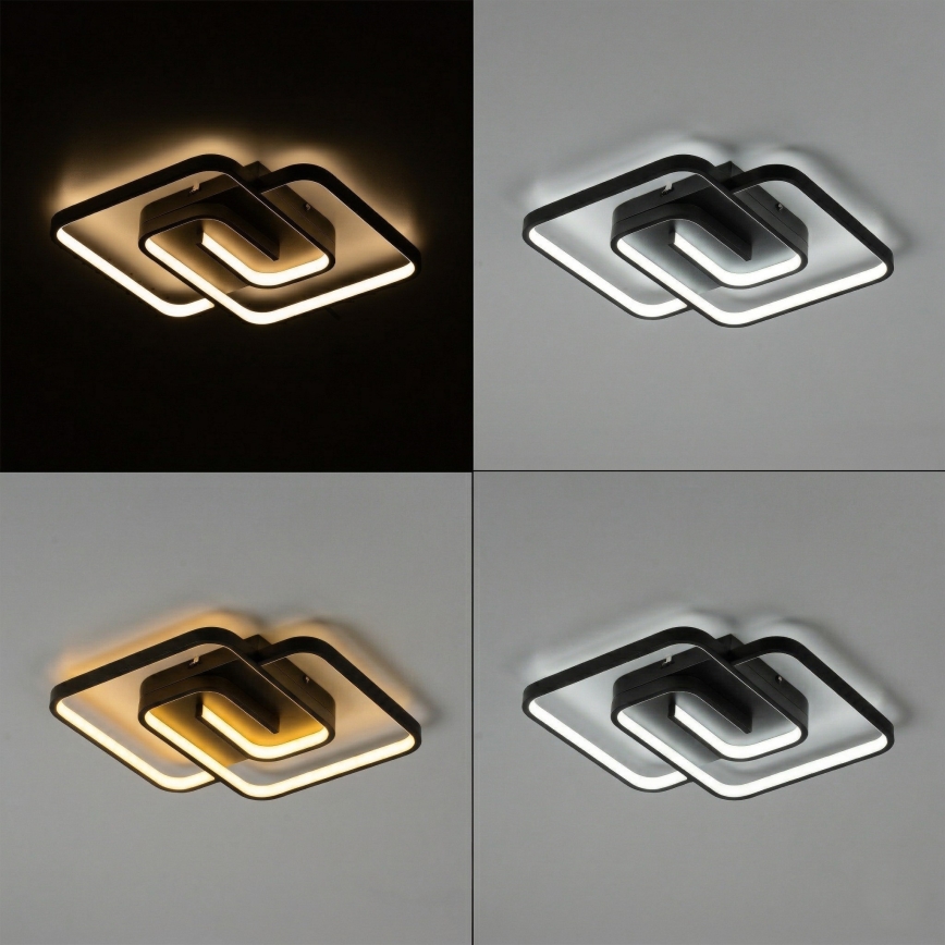 Brilagi - LED stmievateľné stropné svietidlo VELO LED/64W/230V 3000-6500K 48x48 cm + diaľkové ovládanie