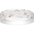 Brilagi - stmievateľné LED stropné svietidlo VELVET SMARTIX LED/24W/230V 3000-6000K priemer 45 cm biela/kvetinový vzor Wi-Fi Tuya Beacon + diaľkové ovládanie