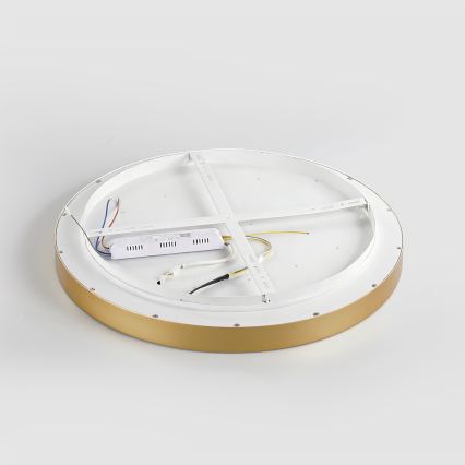 Brilagi - Stmievateľné LED stropné svietidlo GLASS POOL DOUBLE LED/48W/230V 3000-6000K 40 cm zlaté + diaľkové ovládanie