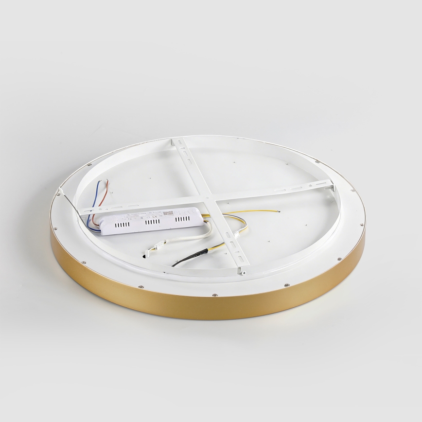 Brilagi - Stmievateľné LED stropné svietidlo GLASS POOL DOUBLE LED/48W/230V 3000-6000K 40 cm zlaté + diaľkové ovládanie