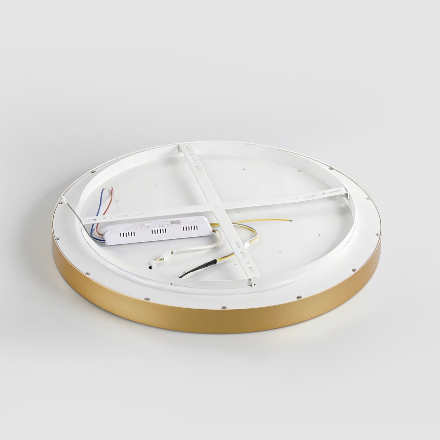 Brilagi - stmievateľné LED stropné svietidlo GLASS POOL DOUBLE LED/60W/230V 3000-6000K 50 cm zlaté + diaľkové ovládanie