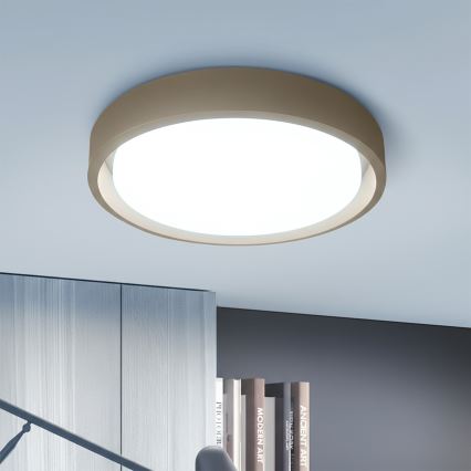 Brilagi - LED stmievateľné stropné svietidlo MATTEO LED/48W/230V 3000-6500K pr. 41 cm taupe + diaľkové ovládanie