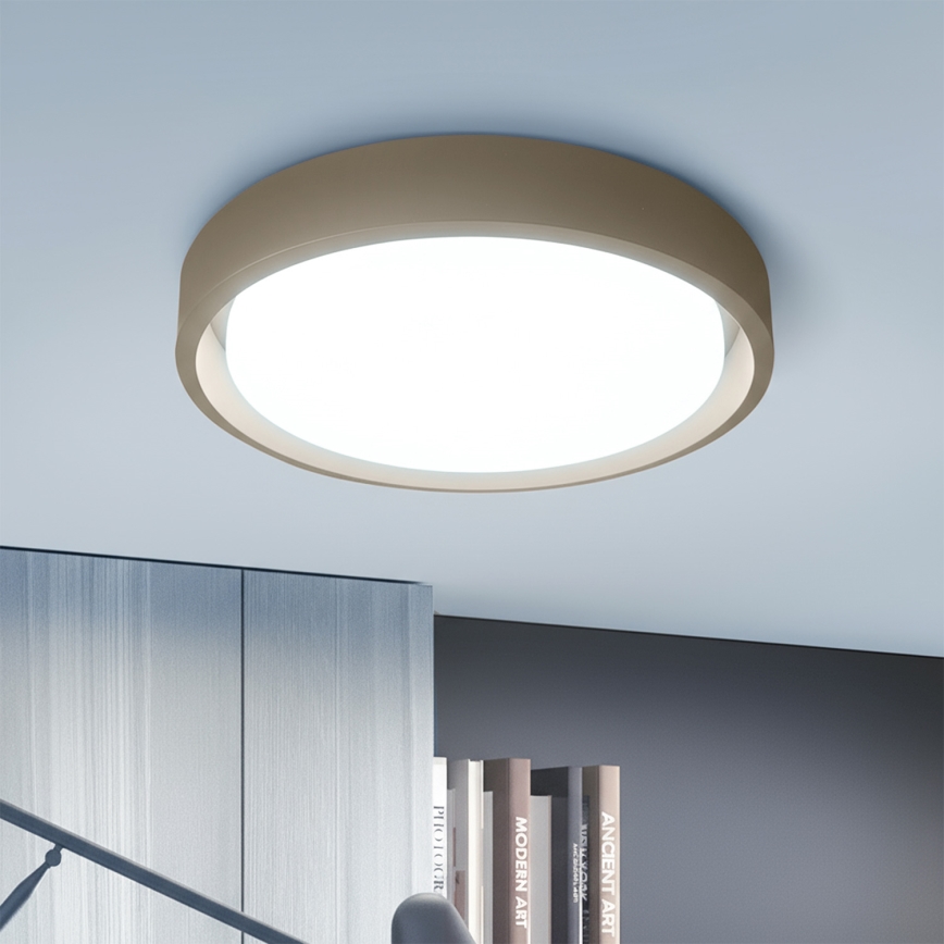 Brilagi - LED stmievateľné stropné svietidlo MATTEO LED/48W/230V 3000-6500K pr. 41 cm taupe + diaľkové ovládanie