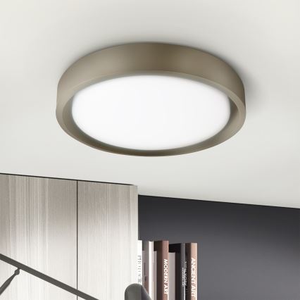 Brilagi - LED stmievateľné stropné svietidlo MATTEO LED/48W/230V 3000-6500K pr. 41 cm taupe + diaľkové ovládanie