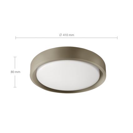 Brilagi - LED stmievateľné stropné svietidlo MATTEO LED/48W/230V 3000-6500K pr. 41 cm taupe + diaľkové ovládanie