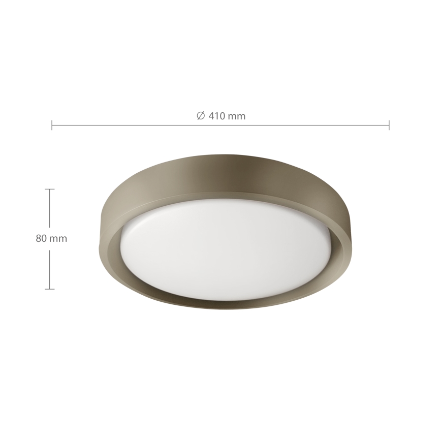 Brilagi - LED stmievateľné stropné svietidlo MATTEO LED/48W/230V 3000-6500K pr. 41 cm taupe + diaľkové ovládanie