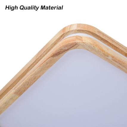 BRILAGI - LED Stmievateľné stropné svietidlo MOLINA SQUARE LED/80W/230V 3000-6000K dub 60x60 cm + diaľkové ovládanie