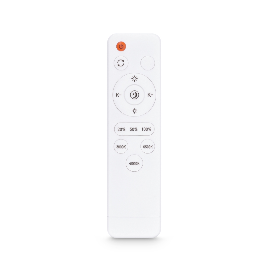 Brilagi - LED stmievateľné stropné svietidlo PILANA LED/48W/230V 3000-6500K dub/biela 56x56 cm + diaľkové ovládanie