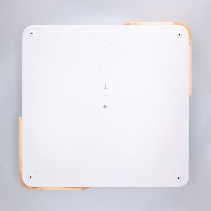 Brilagi - Stmievateľné LED stropné svietidlo PILANA LED/60W/230V 3000-6500K dub/biela 56x56 cm + diaľkové ovládanie