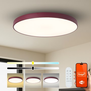 Brilagi - Stmievateľné LED svietidlo POOL SMART LED/128W/230V pr. 100 cm 3000-6000K Wi-Fi Tuya + diaľkové ovládanie bordó