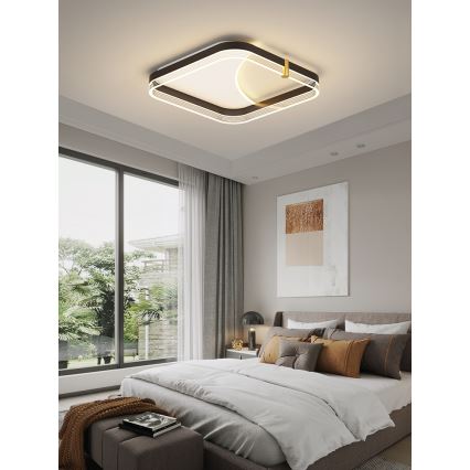 Brilagi - stmievateľné LED stropné svietidlo SIRELI LED/56W/230V 3000-6000K 40x40 cm + diaľkové ovládanie