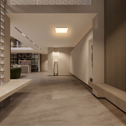 Brilagi - LED stmievateľné stropné svietidlo SLIMFRAME LED/36W/230V 45x45 cm 3000-6000K biela + diaľkové ovládanie