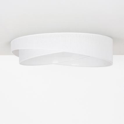 BRILAGI - LED stmievateľné stropné svietidlo VELVET TWIST LED/36W/230V 3000-6000K pr. 65 cm Wi-Fi Tuya Beacon biela + diaľkové ovládanie