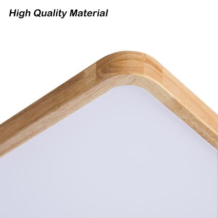 BRILAGI - LED stmievateľné stropné svietidlo WOODLINE SQUARE LED/180W/230V 3000–6000K dub 100×100 cm + diaľkové ovládanie