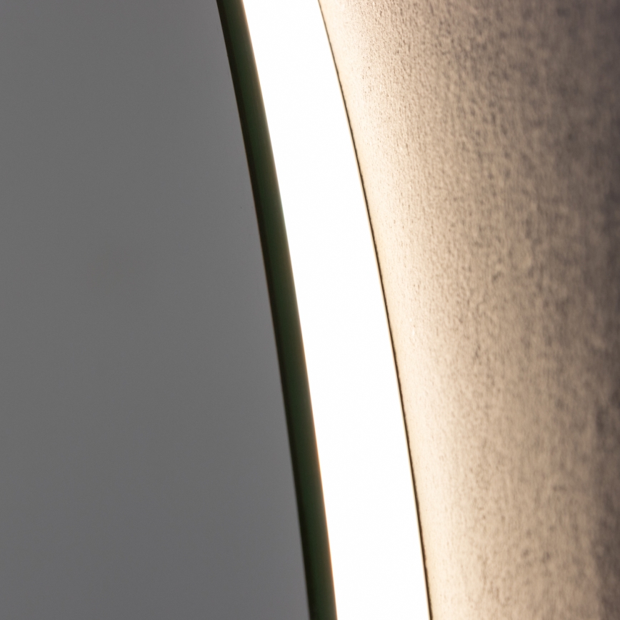 Brilagi - LED kúpeľňové vyhrievané zrkadlo DEMI ECO LED/12 W/230 V priemer 60 cm IP44 CRI 90 stmievateľné + CCT