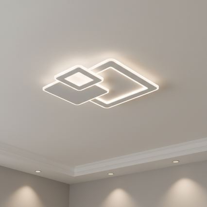 Brilagi - LED stmievateľné stropné svietidlo MODERN LED/93W/230V 3000-6000K 48,5x48,5 cm + diaľkové ovládanie