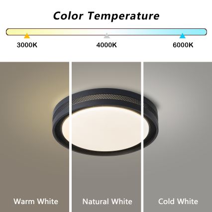 Brilagi - LED stmievateľné stropné svietidlo KREON LED/54W/230V 3000-6000K biela, priemer 38 cm + diaľkové ovládanie