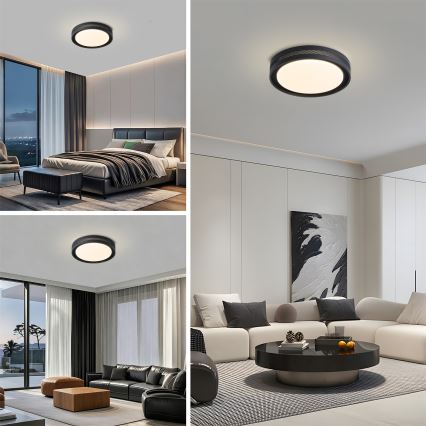 Brilagi - LED stmievateľné stropné svietidlo KREON LED/54W/230V 3000-6000K biela, priemer 38 cm + diaľkové ovládanie