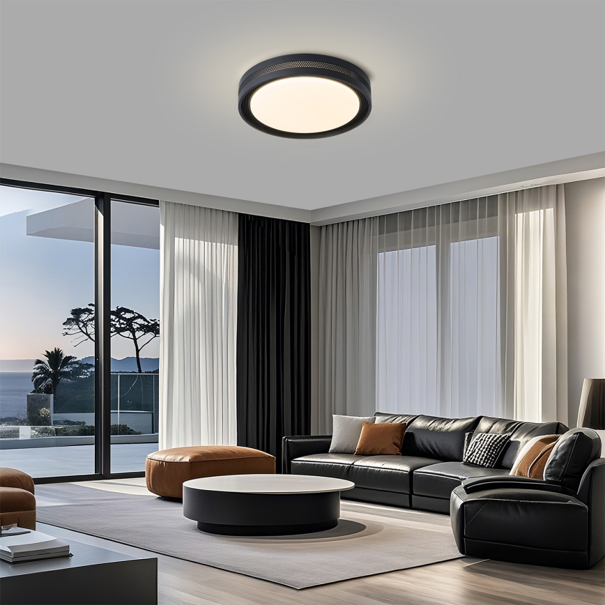 Brilagi - LED stmievateľné stropné svietidlo KREON LED/54W/230V 3000-6000K biela, priemer 38 cm + diaľkové ovládanie