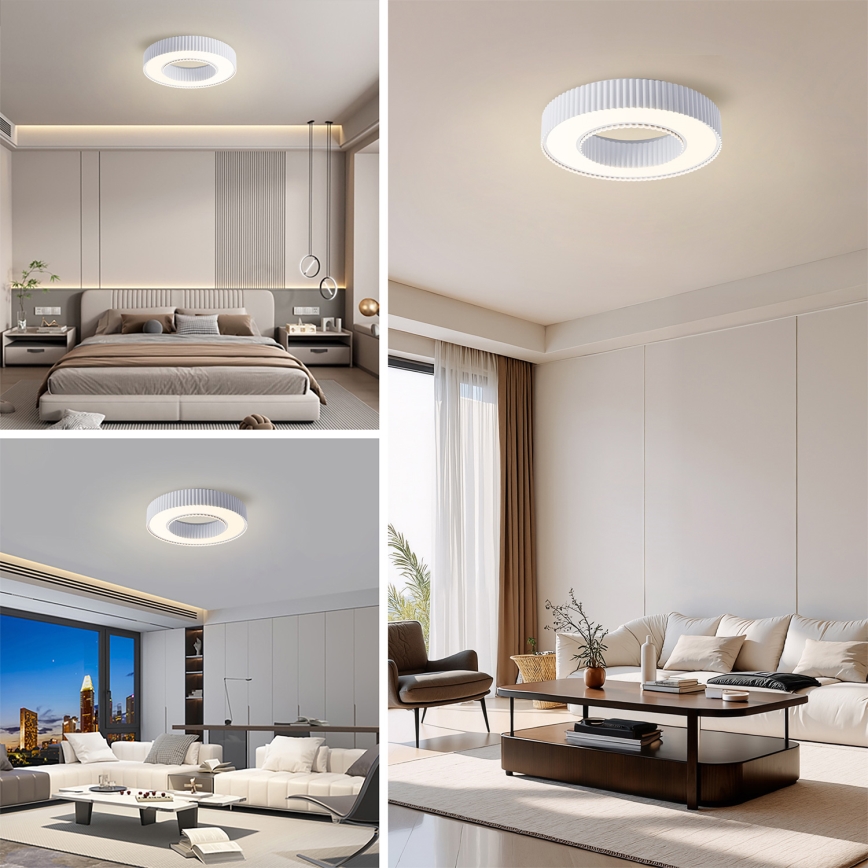Brilagi - Stropné LED svietidlo LUMIX LED/48W/230V 3000-6000K biele pr. 50 cm + diaľkové ovládanie s možnosťou stmievania
